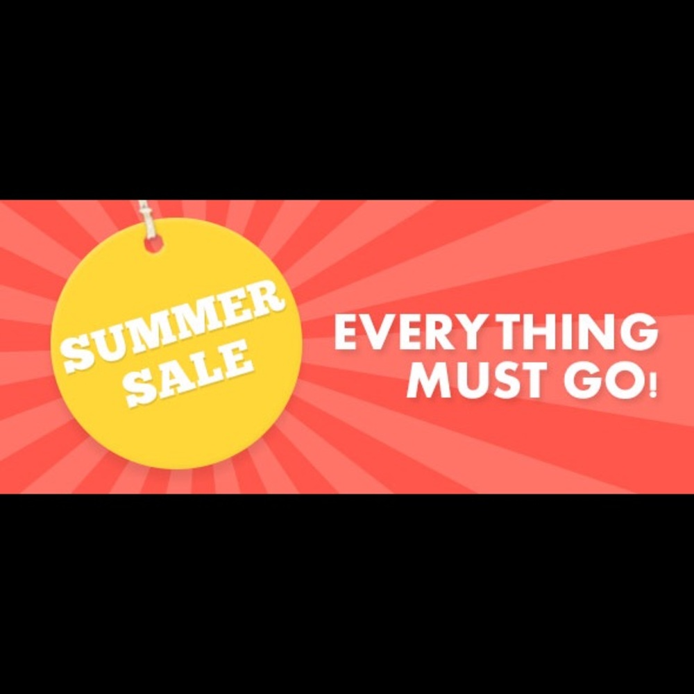 SALE SALE SALE ! Everything must go !